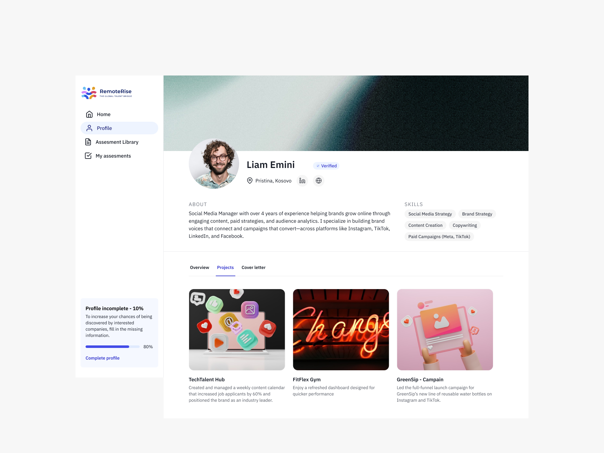 Remote Rise - Profile